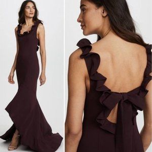 Cinq à Sept Plum Maxi Dress